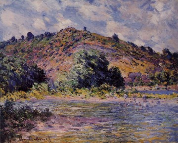  Banks Painting - The Banks of the Seine at PortVillez Claude Monet